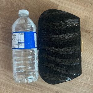 Black Sequins Clutch